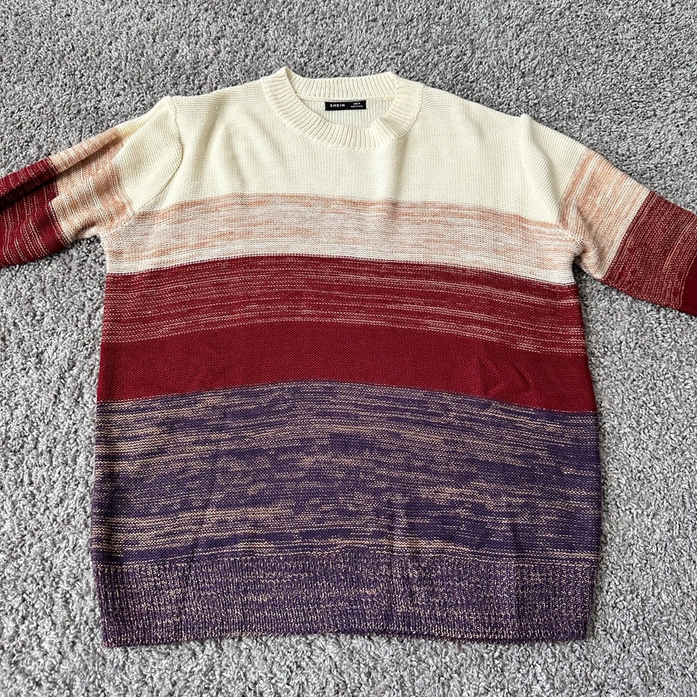 SHEIN long sleeve men sweater top size medium